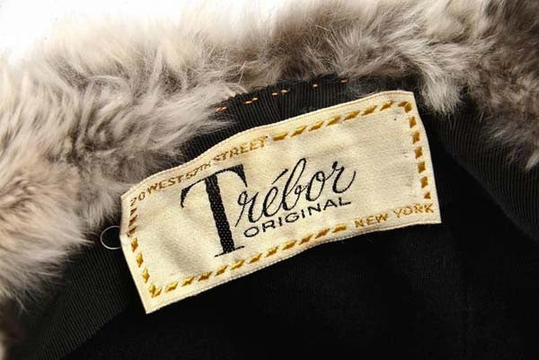 1950s Trebor Original Chinchilla Fur Hat