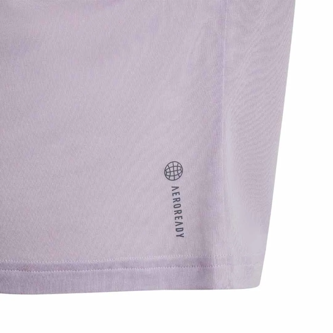 adidas - Mädchen (Junior) Yoga Aeroready Lockeres T-Shirt (IC0322)