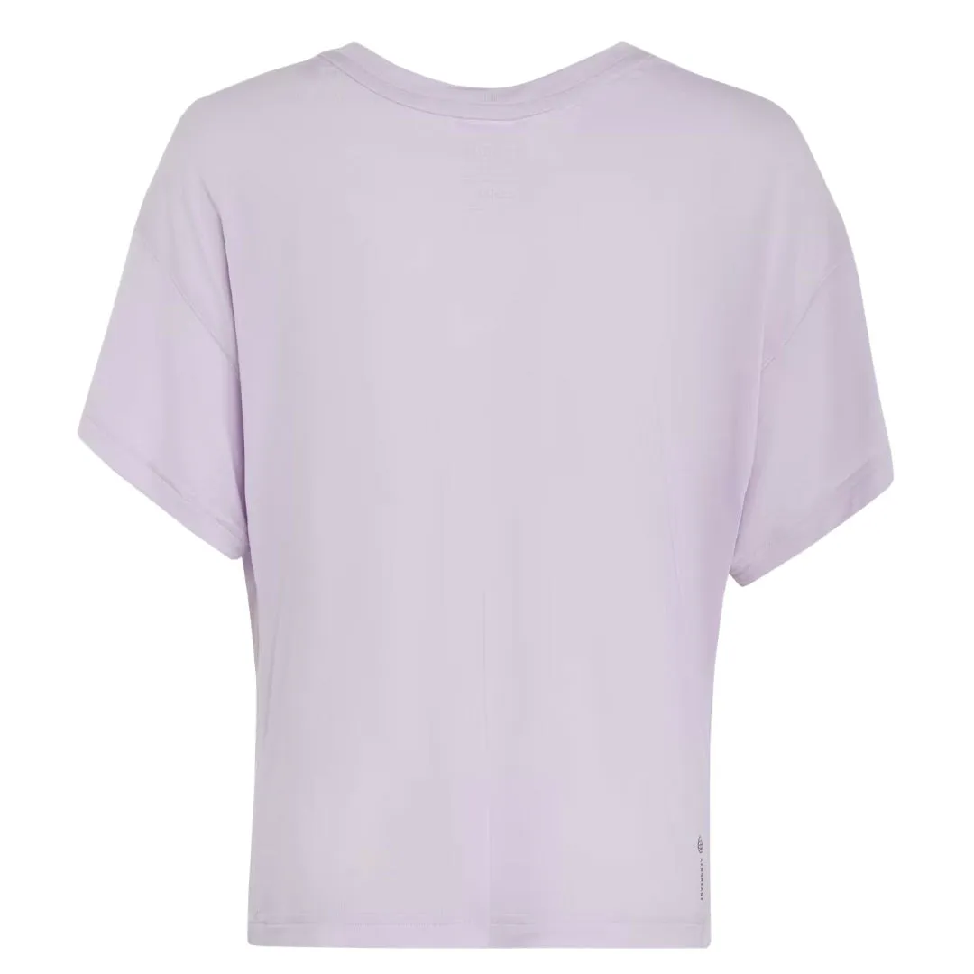 adidas - Mädchen (Junior) Yoga Aeroready Lockeres T-Shirt (IC0322)