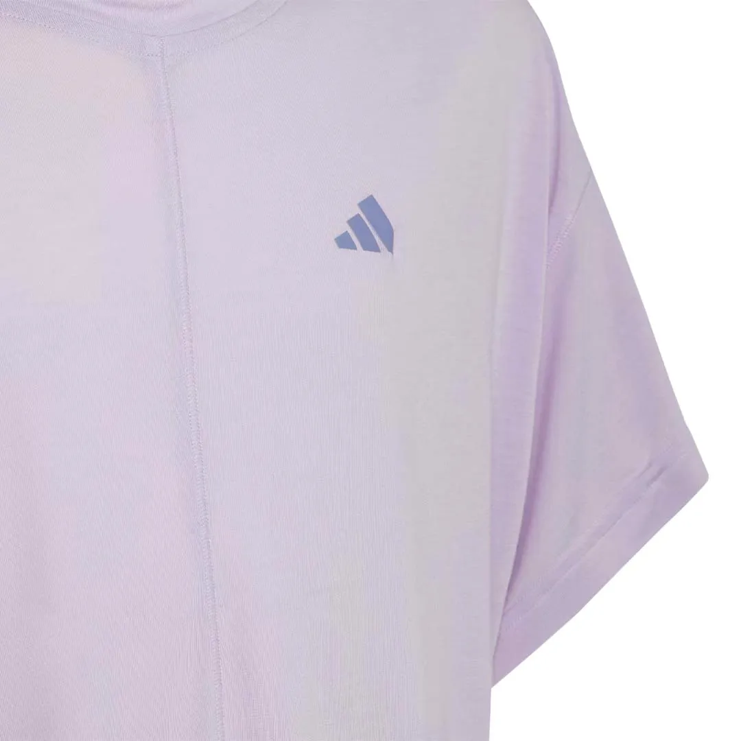 adidas - Mädchen (Junior) Yoga Aeroready Lockeres T-Shirt (IC0322)