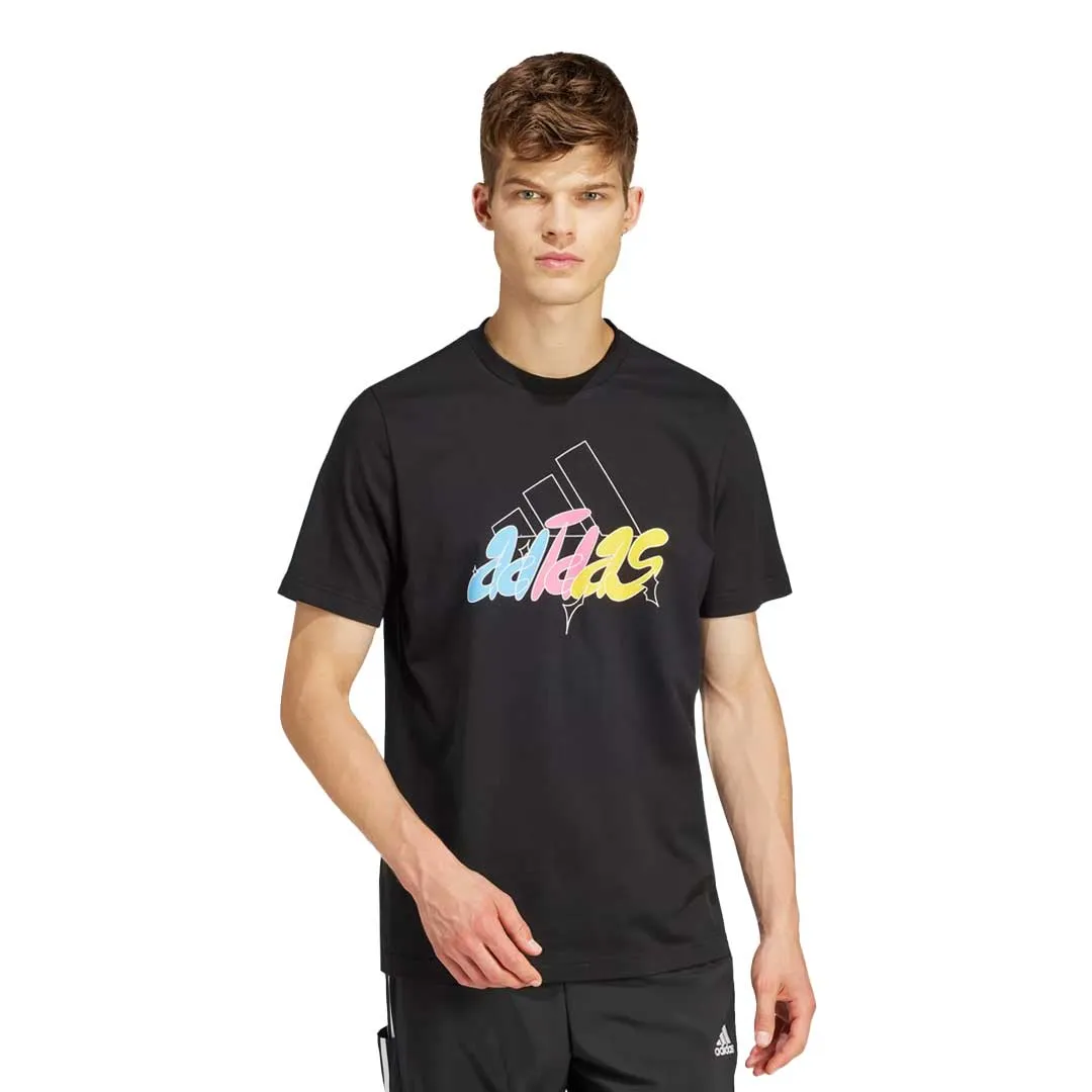 adidas - Herren T-Shirt mit aufgedrucktem Abzeichen (IS2864)