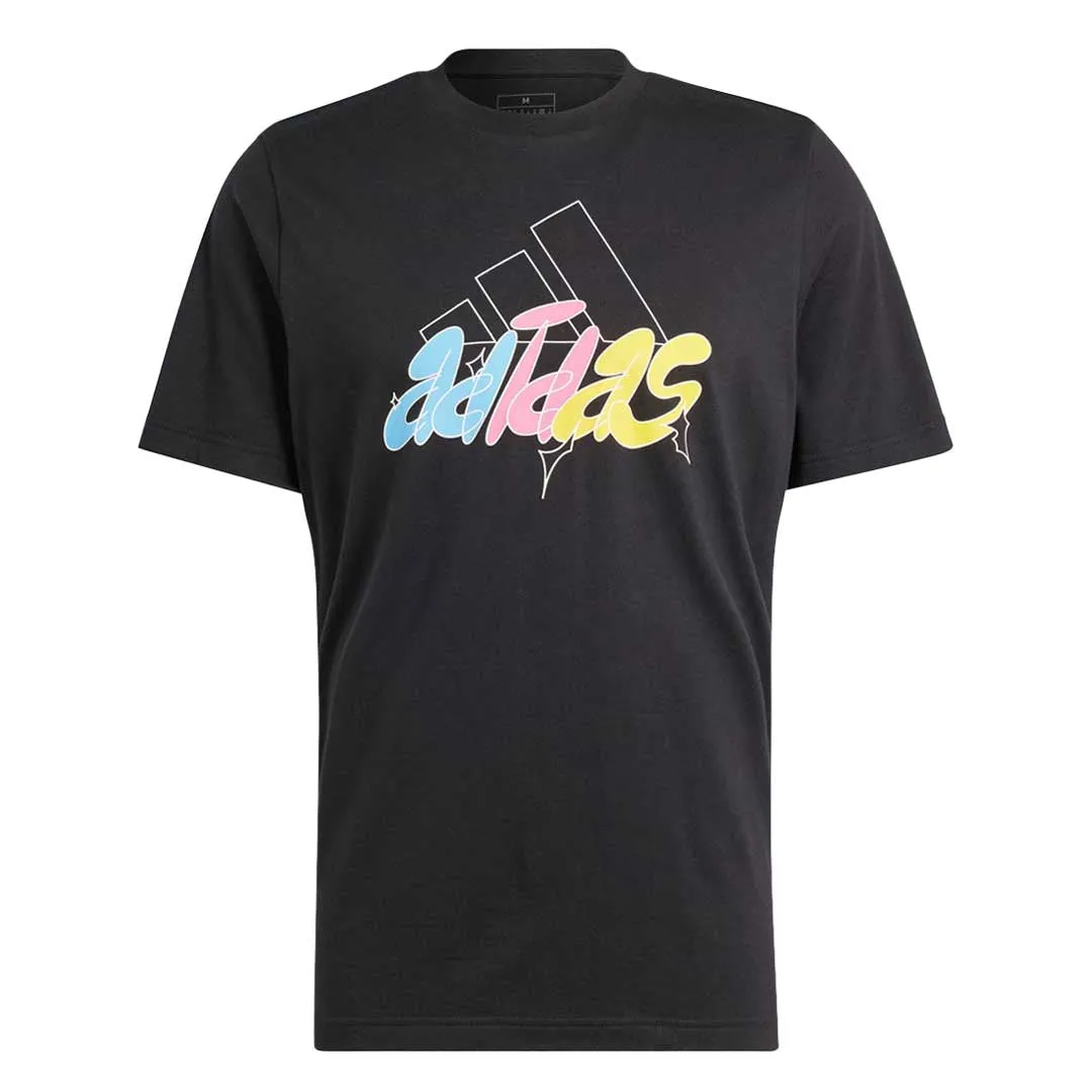 adidas - Herren T-Shirt mit aufgedrucktem Abzeichen (IS2864)