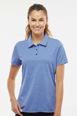 Adidas Damen Meliertes Polo-Shirt mit kurzen Ärmeln - Kollegiat Royal Blue Melange
