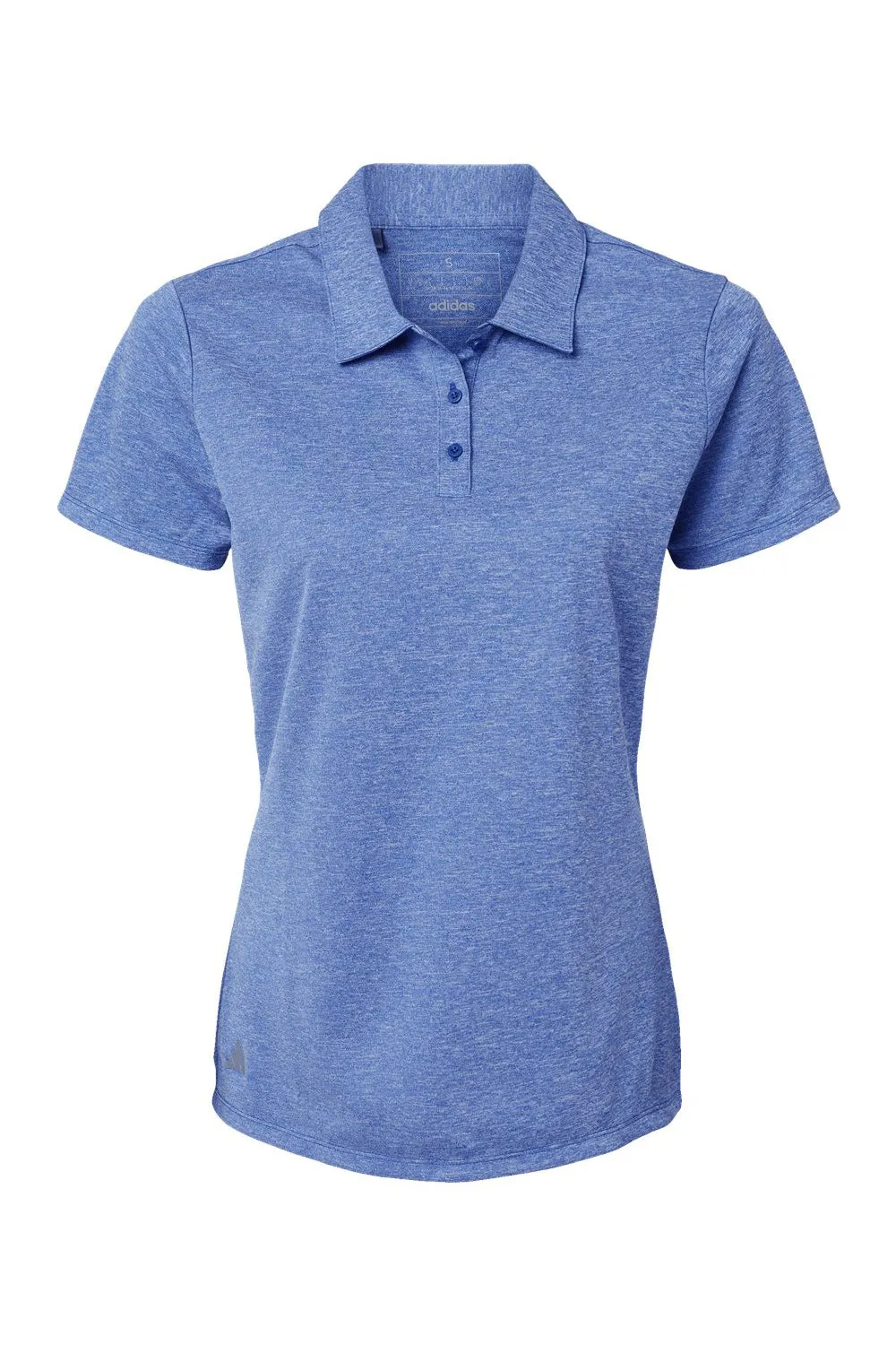 Adidas Damen Meliertes Polo-Shirt mit kurzen Ärmeln - Kollegiat Royal Blue Melange