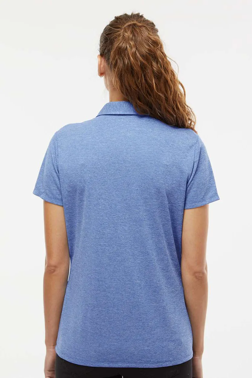 Adidas Damen Meliertes Polo-Shirt mit kurzen Ärmeln - Kollegiat Royal Blue Melange