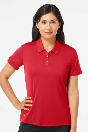 Adidas Damen Performance UPF 50  Kurzarm-Polohemd - College-Rot