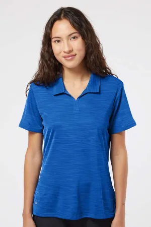 Adidas Damen UPF 50  Kurzarm-Polohemd - Collegiate Royal Blue Melange