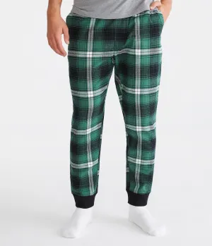 Aeropostale Herren Karo-Jogginghosen zum Schlafen - Dunkelgrün - Größe M - Baumwolle - Teen-Mode & Kleidung Aspen Aura Aeropostale