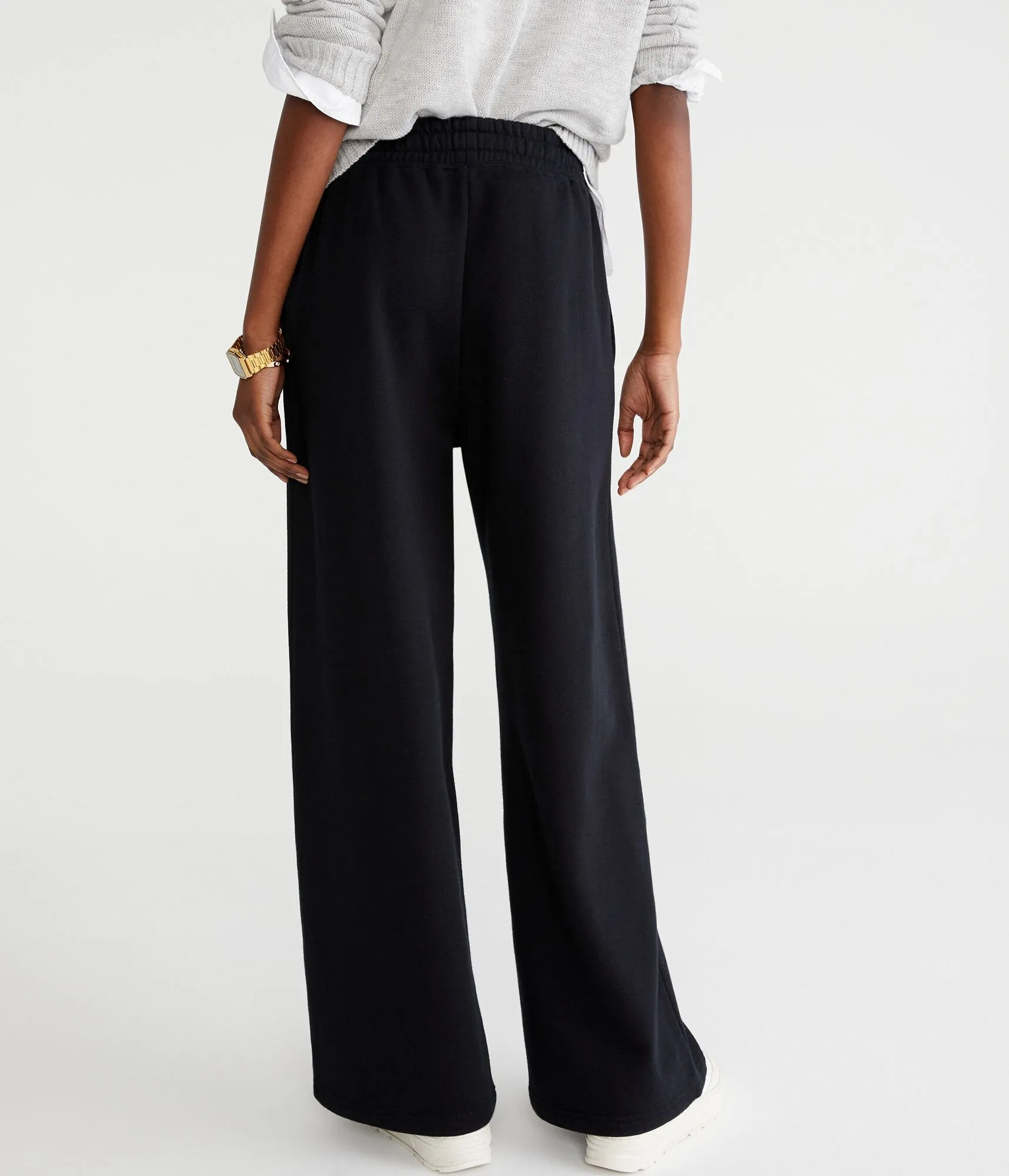Aeropostale Mid-Rise Sweatpants mit weiter Beinform