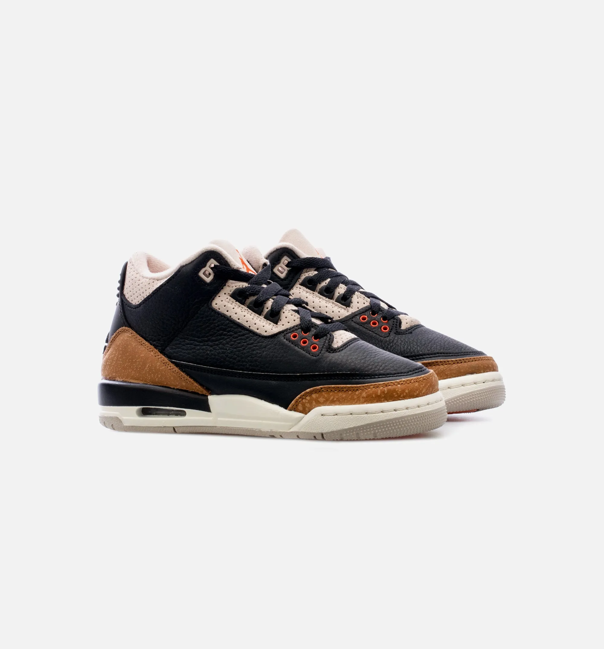 Air Jordan 3 Desert Elephant Grundschul-Lifestyle-Schuh - Braun/Schwarz Kostenloser Versand