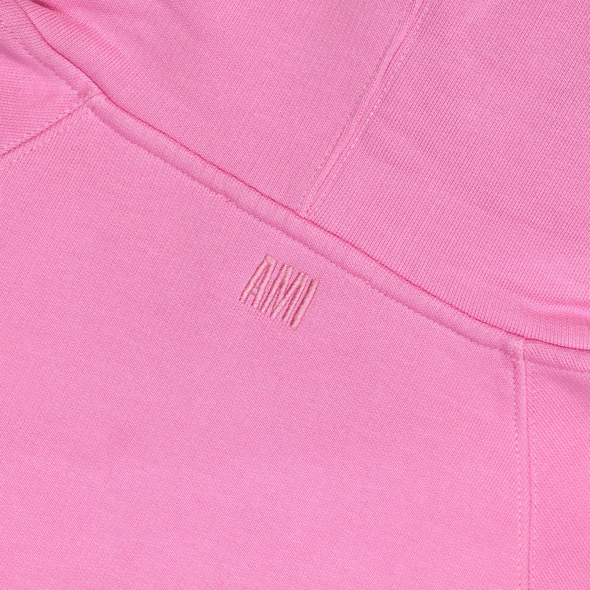 AMI PARIS Rosa Ami de Cœur Kapuzenpullover