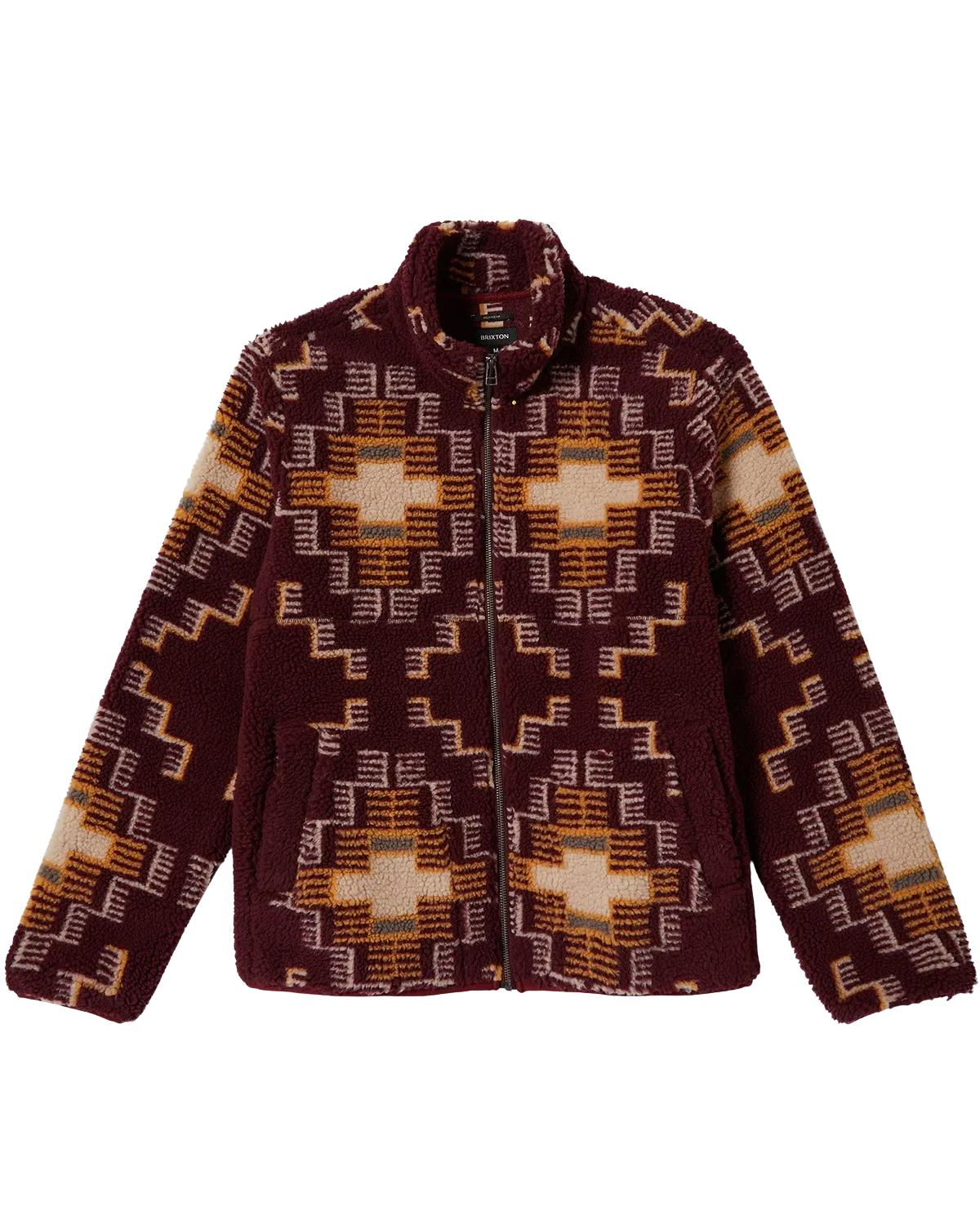 Arctic Zip Fleecejacke mit Stehkragen in Hell Cabernet