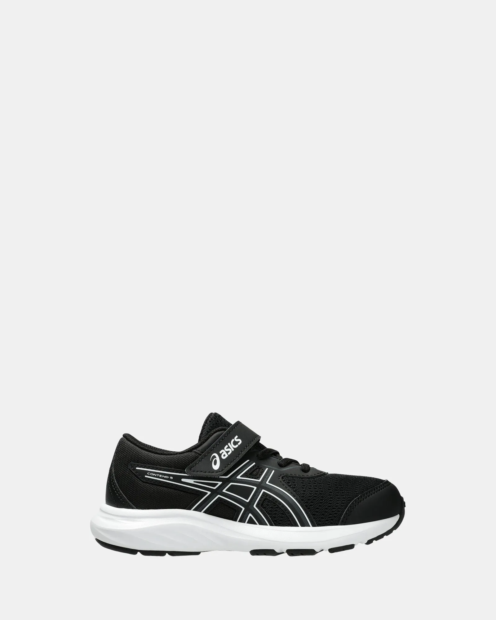 Asics Kinder-Schuhe Contend 9 Vorschule Schwarz/Weiß