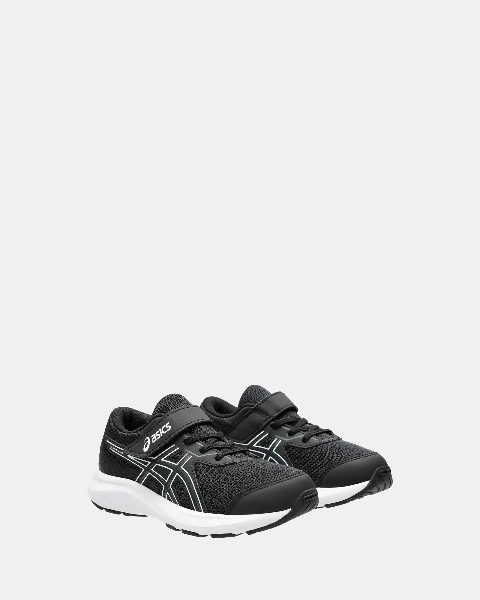 Asics Kinder-Schuhe Contend 9 Vorschule Schwarz/Weiß