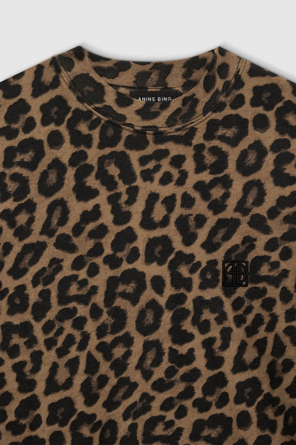 Avi Tee - Schwarz und braun Leopard