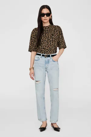 Avi Tee - Schwarz und braun Leopard
