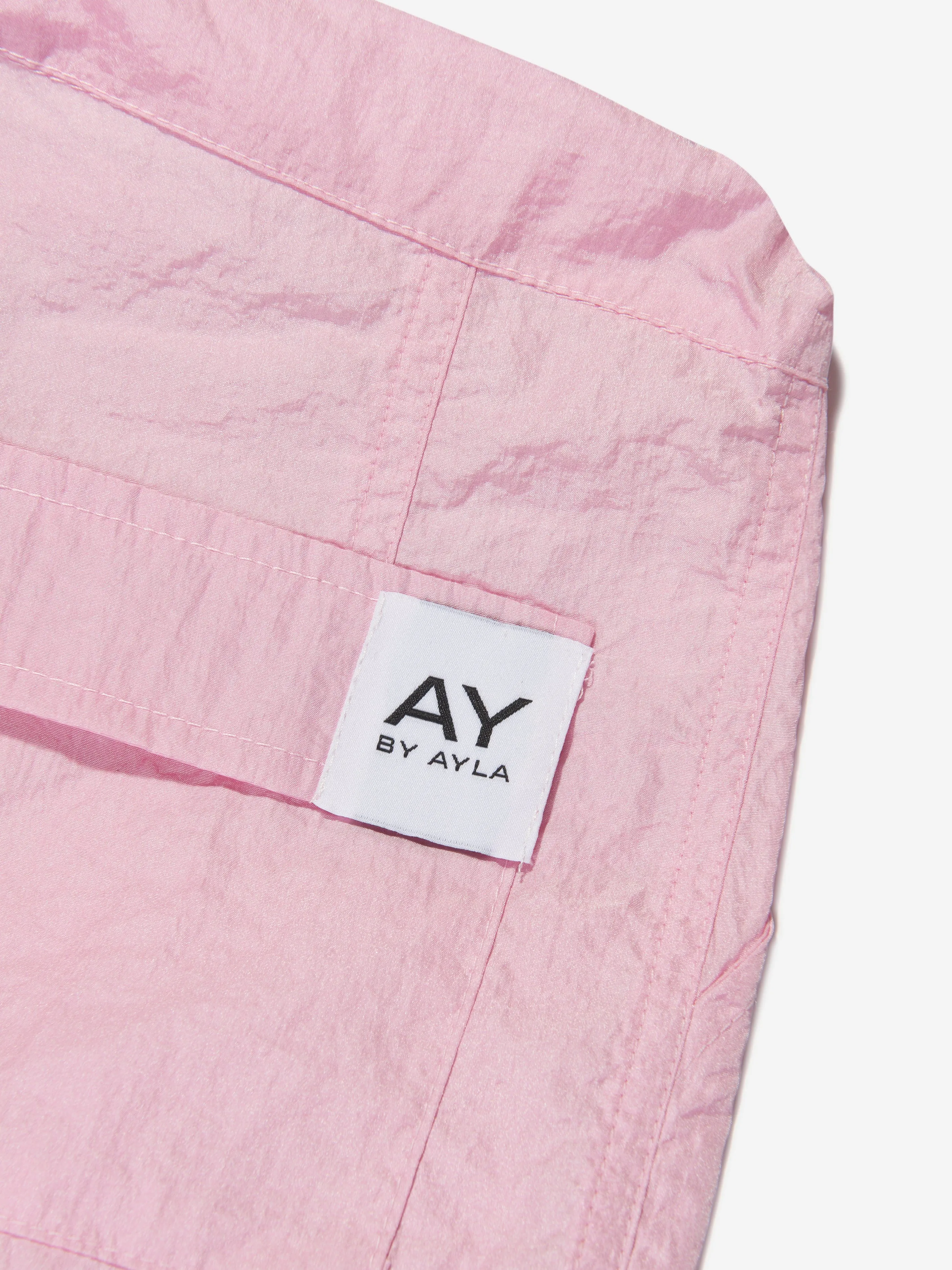 AY von AYLA Girls Nylon Cargo Hose in Rosa