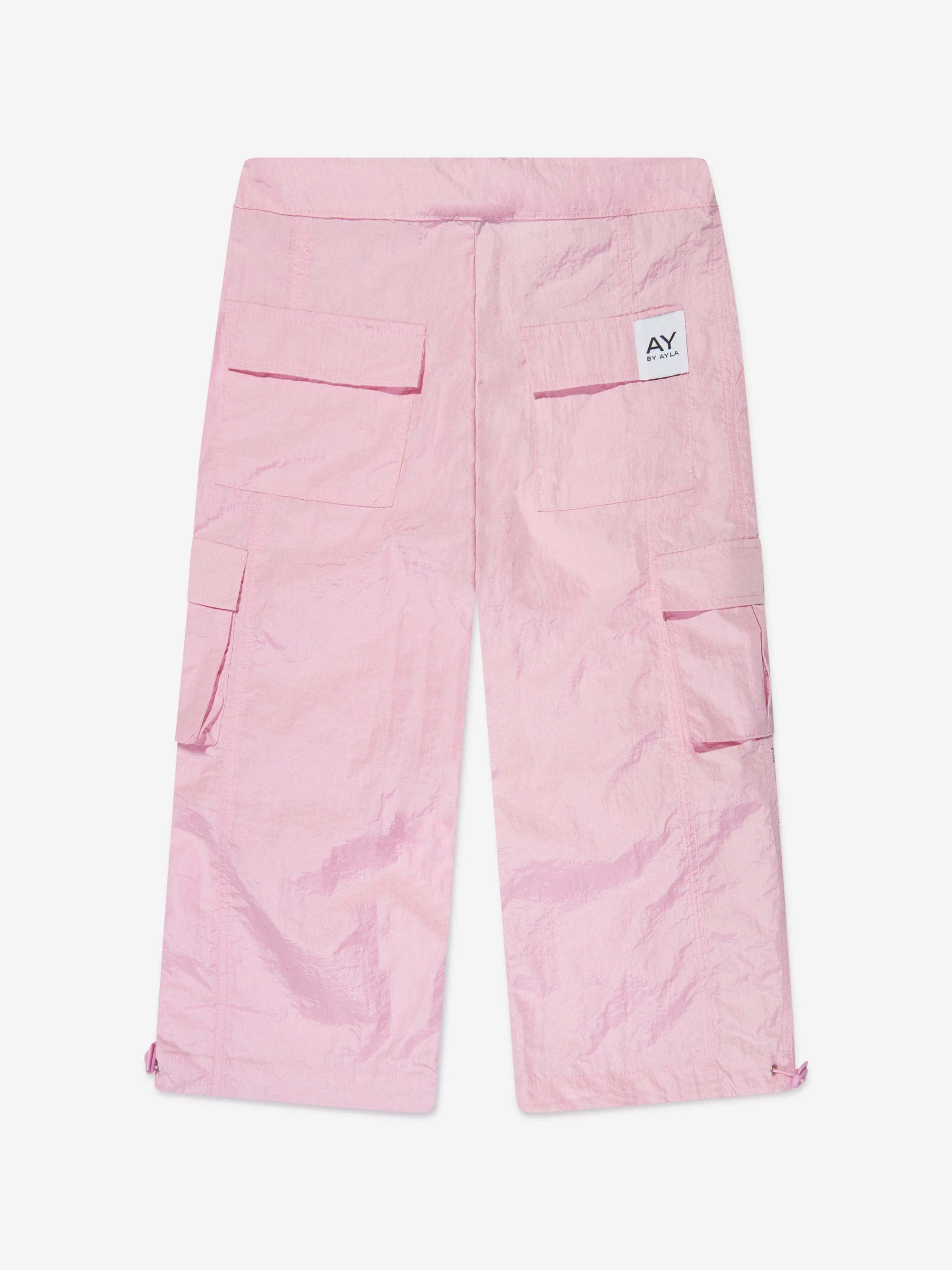 AY von AYLA Girls Nylon Cargo Hose in Rosa