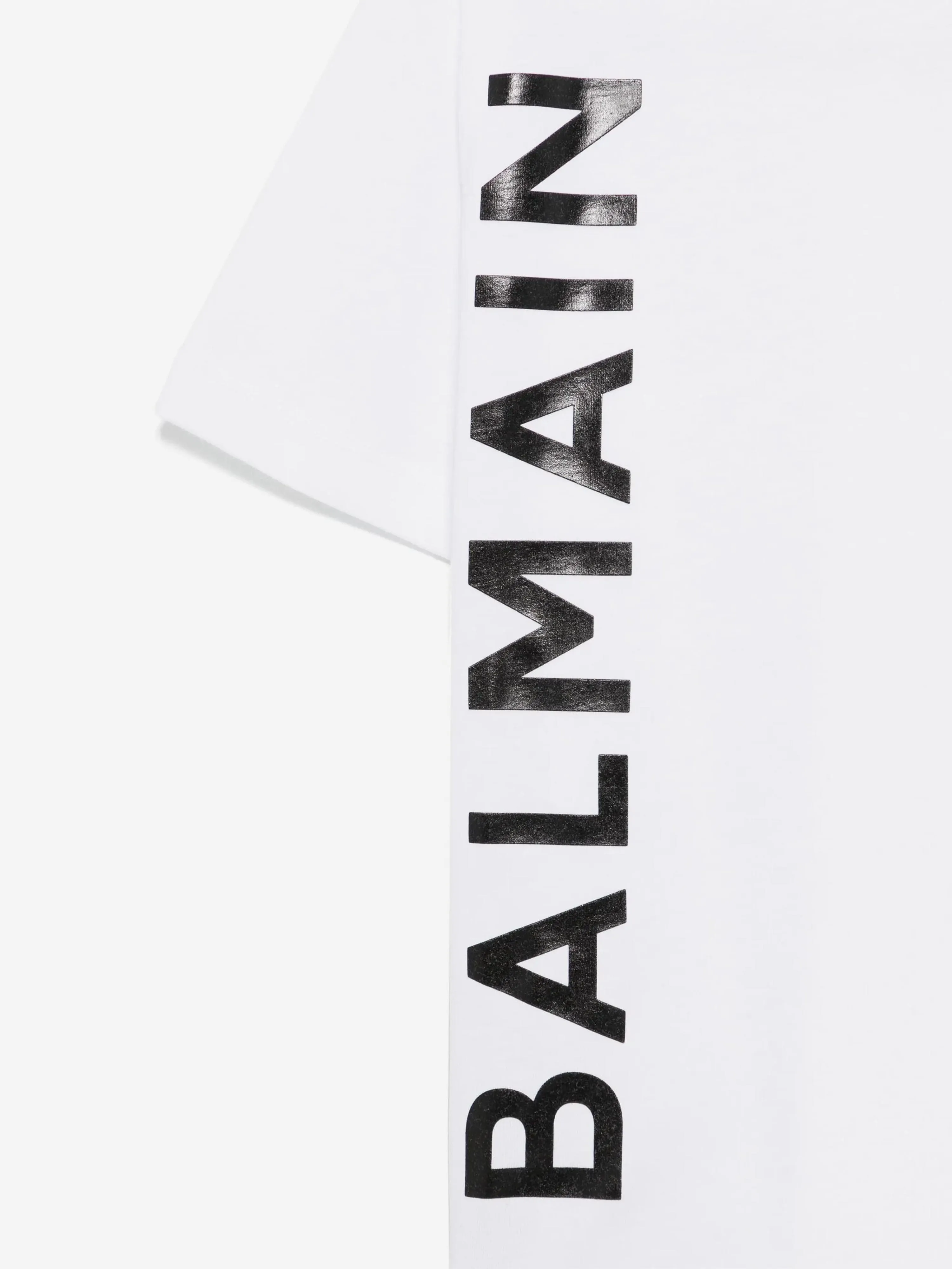 Balmain Kids Logo T-Shirt in Weiß