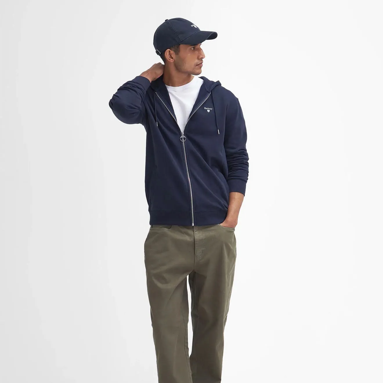 Barbour Beckhill Kapuzenpullover Marineblau
