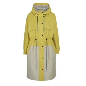 Barbour Damen Evie wasserdichte Parka Limonade/Hell-Sand