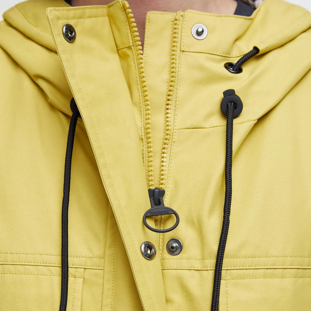 Barbour Damen Evie wasserdichte Parka Limonade/Hell-Sand