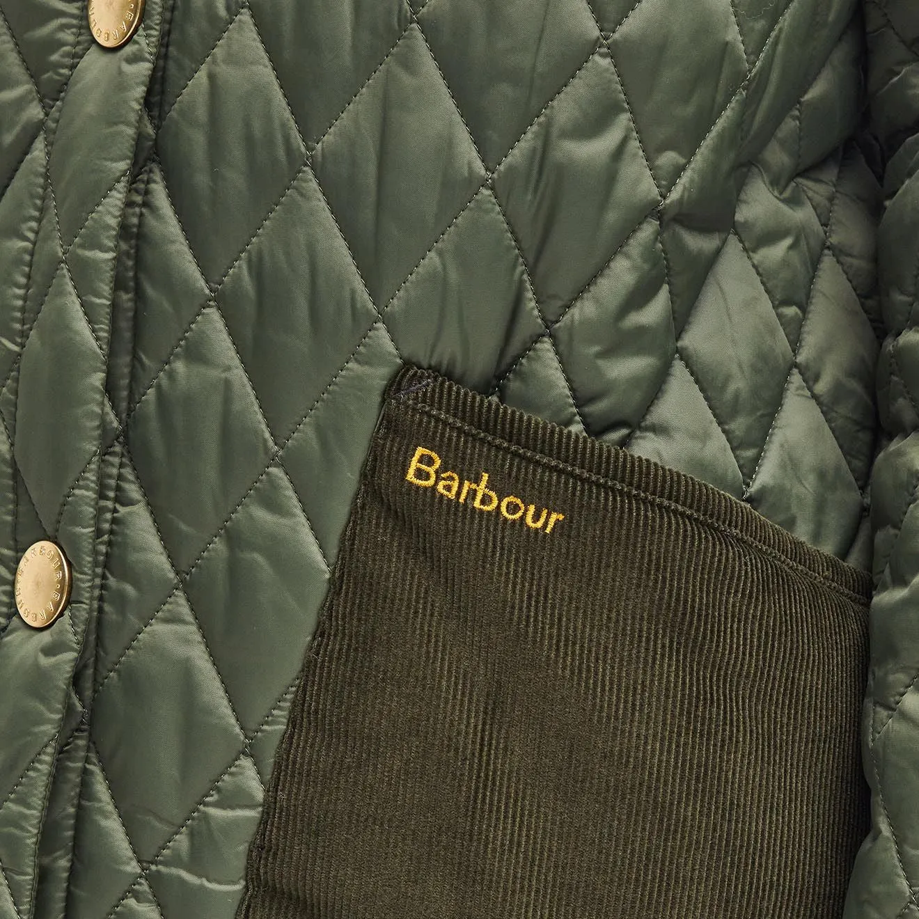 Barbour Damen Reeth Steppjacke Olive / Antik