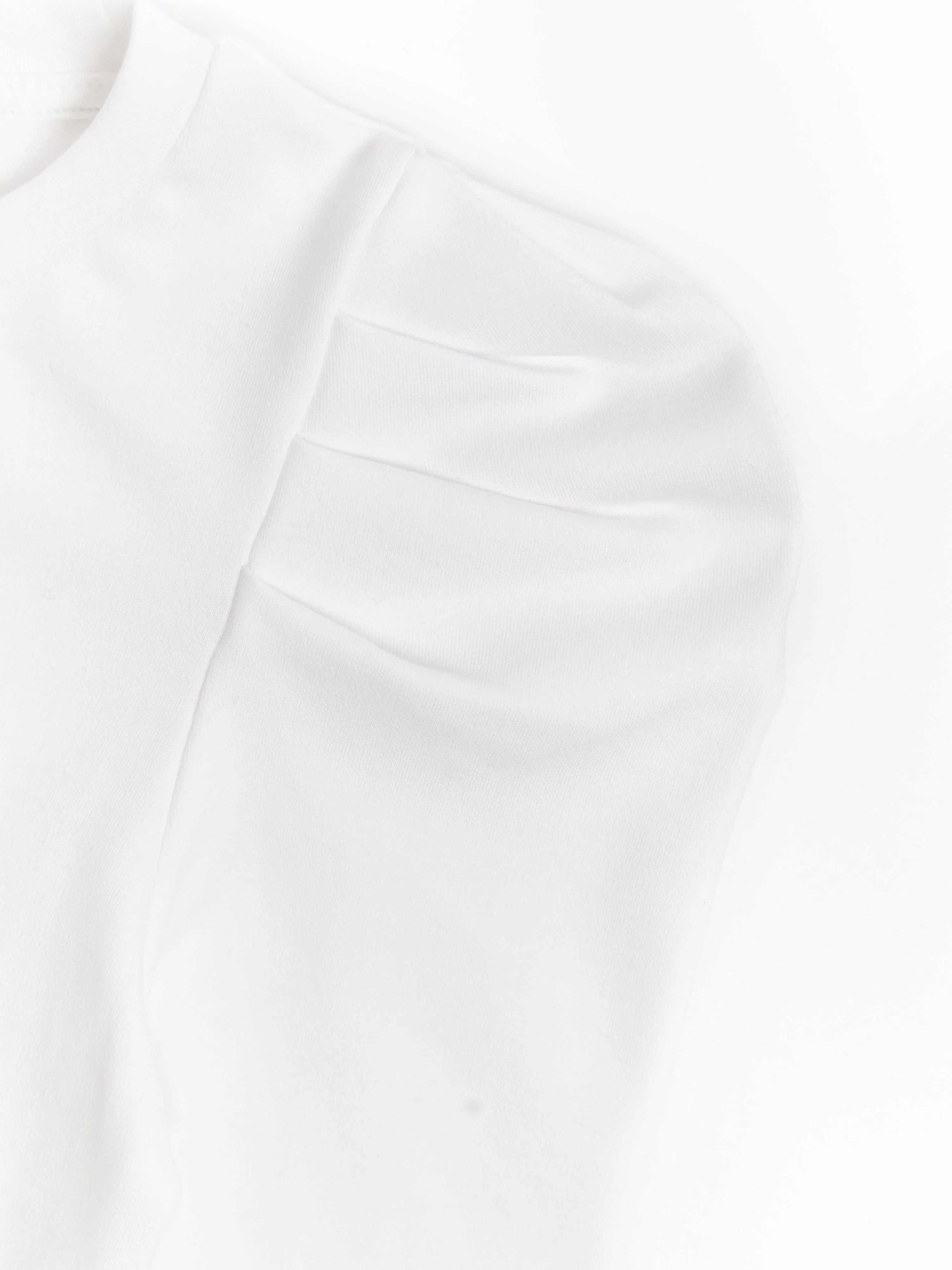 BCBG Girls Puff Langarmtop in Elfenbein
