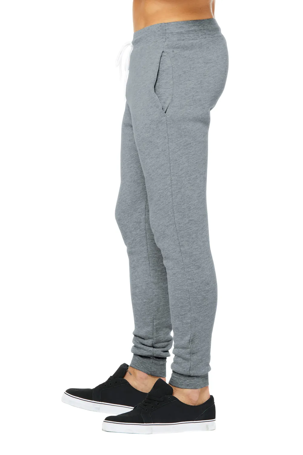 Bella   Canvas Herren Jogginghose mit Taschen - Heather Grau