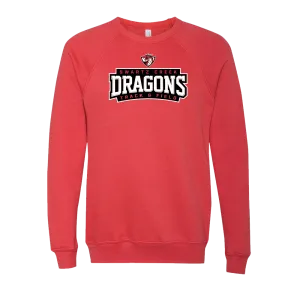 BELLA CANVAS Unisex Schwamm-Fleece Raglan Sweatshirt - DRAGONS T&F