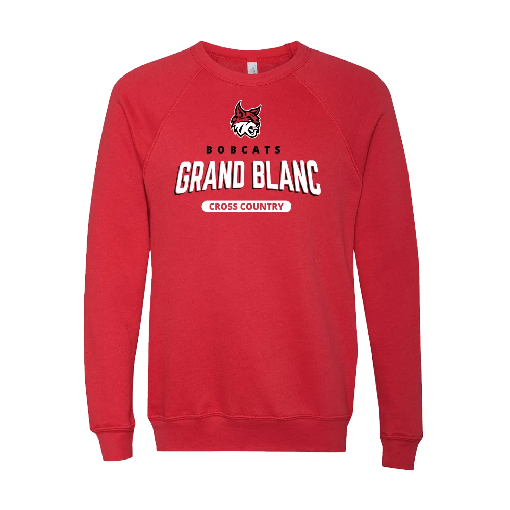 BELLA CANVAS Unisex Sponge Fleece Raglan Sweatshirt - GBXC