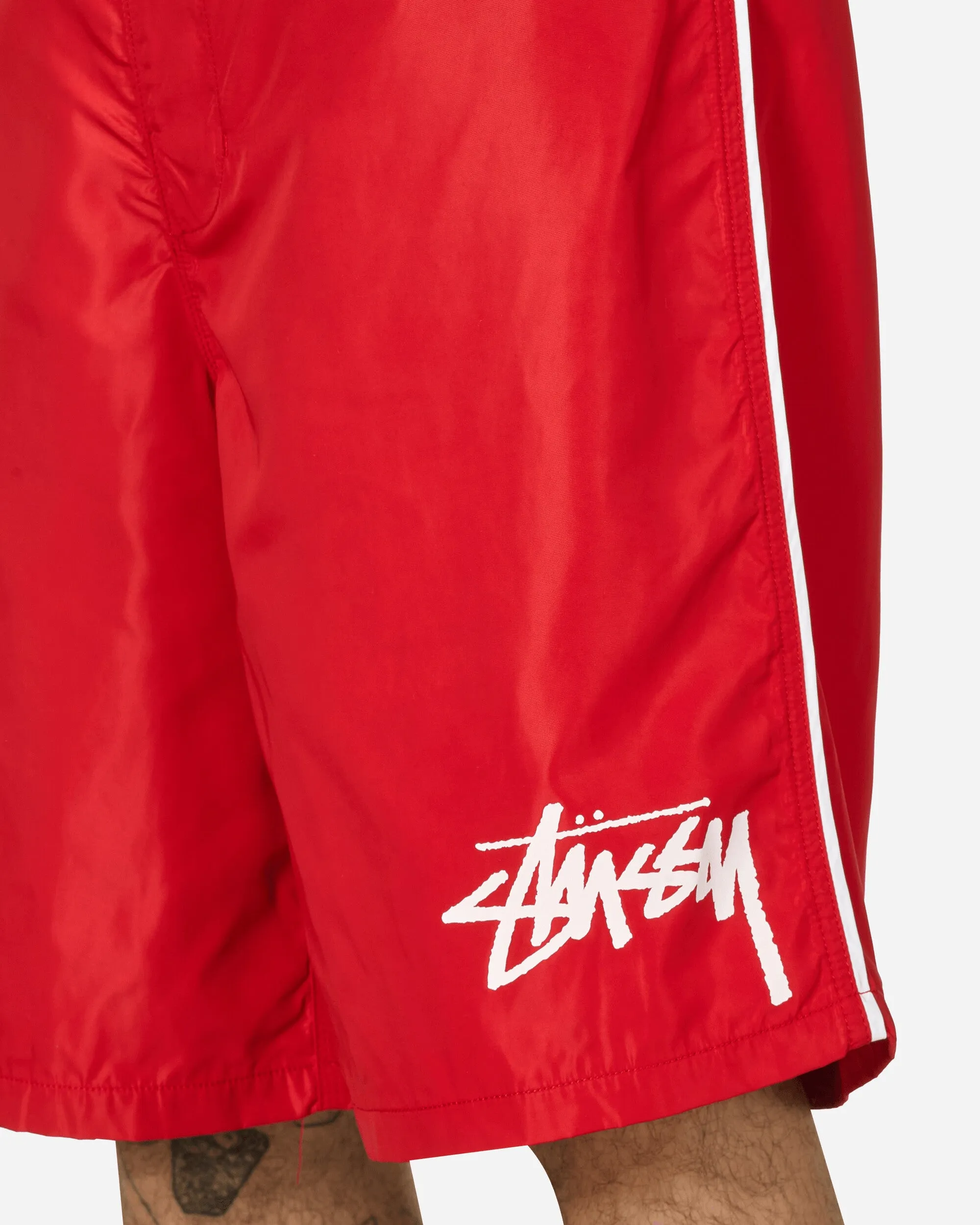 Große Stock Board Shorts Rot