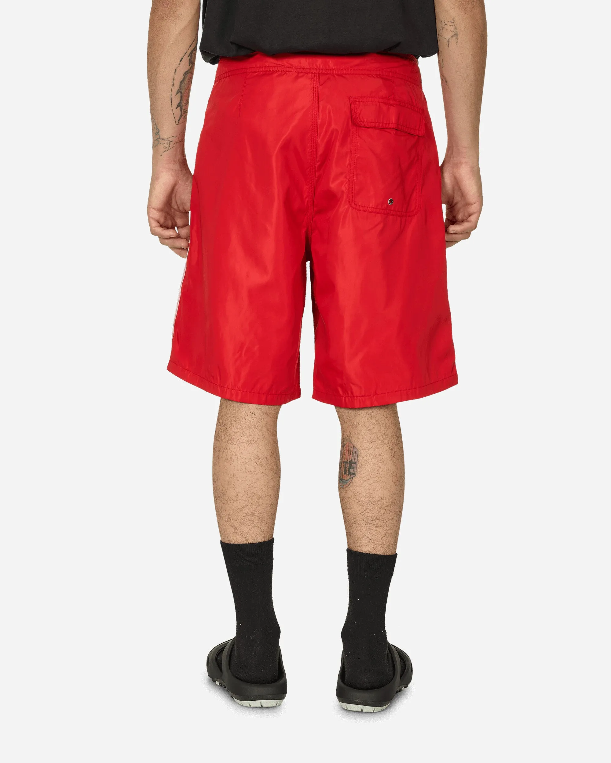 Große Stock Board Shorts Rot