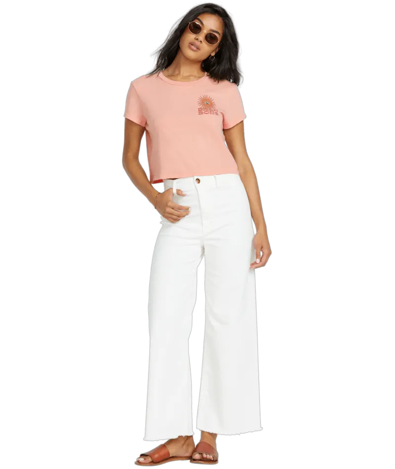 Billabong Wave Trip T-Shirt-Verblasstes Rosa