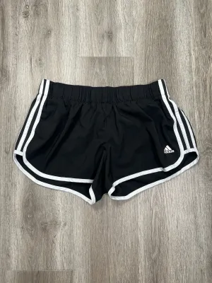 Adidas Sportshorts in Schwarz & Weiß, Größe L