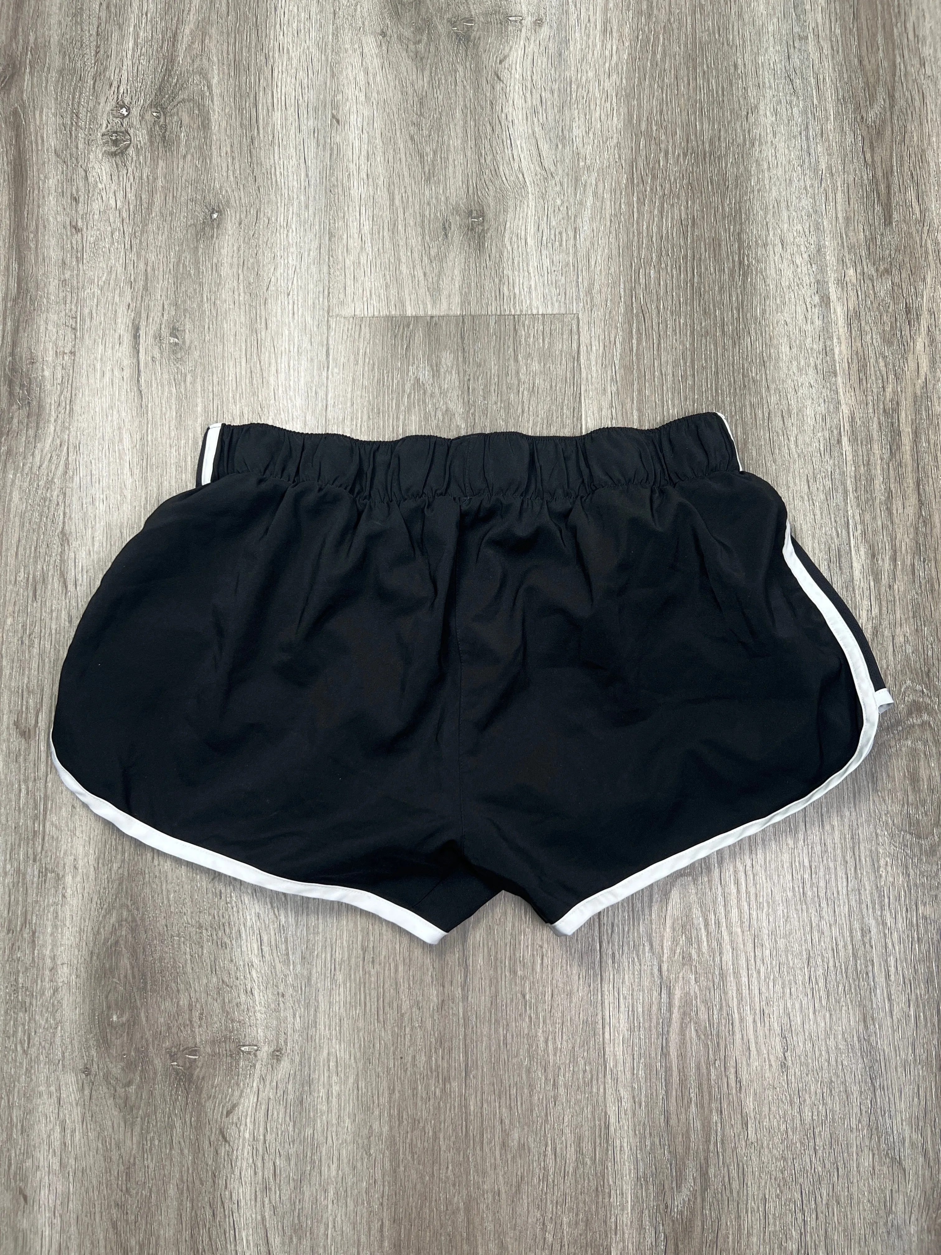 Adidas Sportshorts in Schwarz & Weiß, Größe L