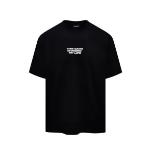 Schwarz Dieses Spiel hat mein Leben verändert T-Shirt