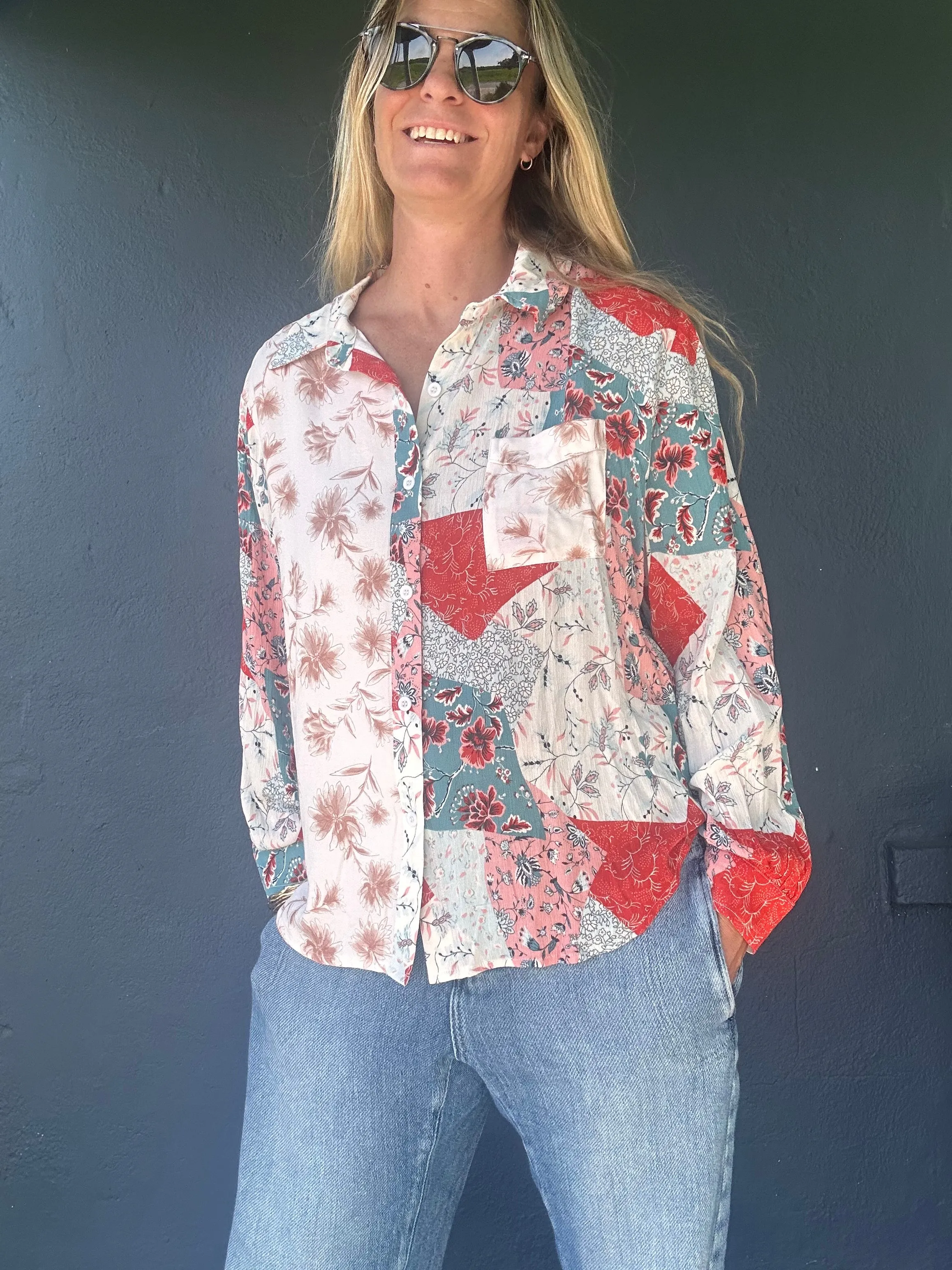 Boho Beats Langarm-Shirt