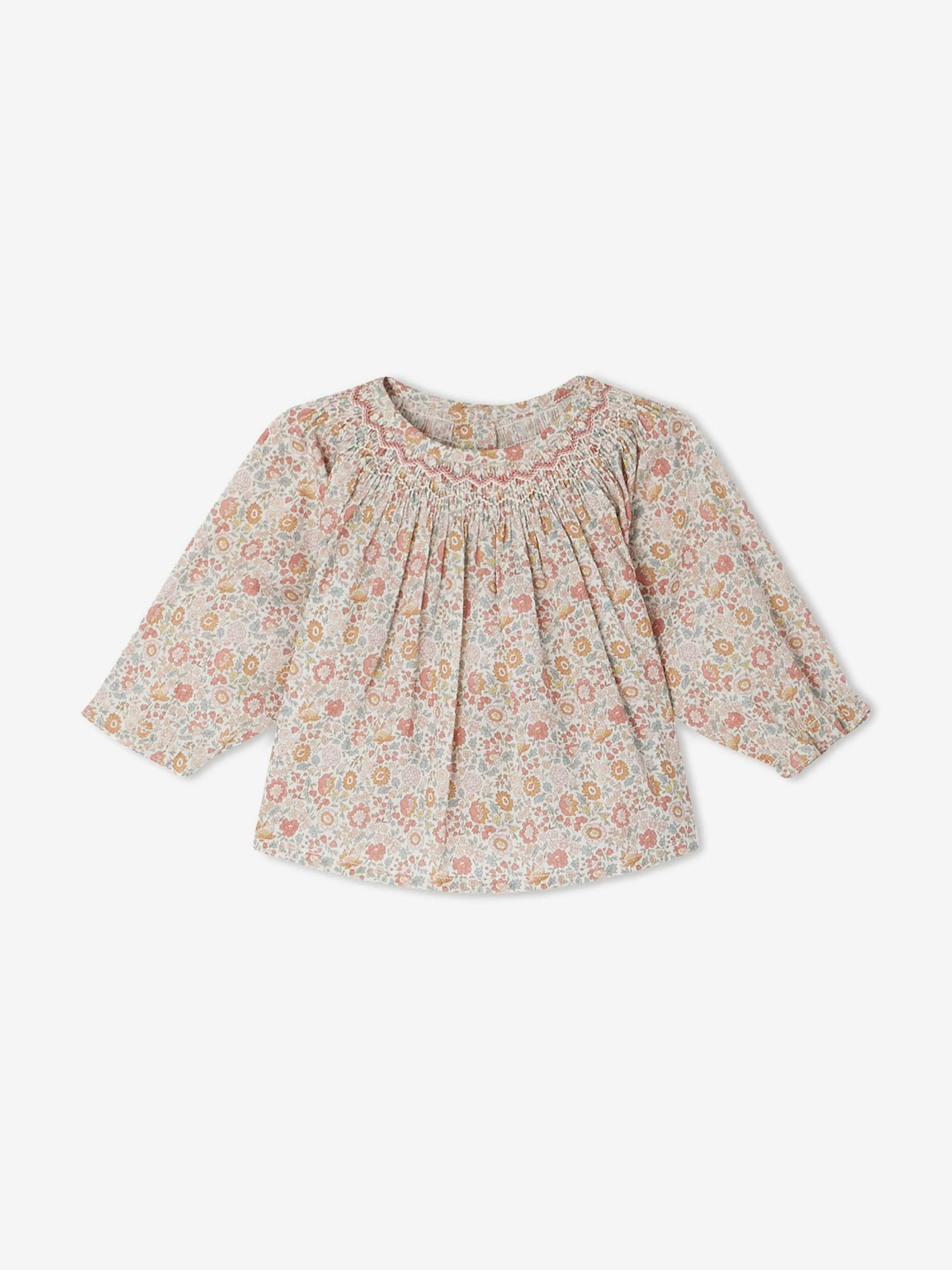 Bonpoint Baby Girls Griotte Rüschenbluse in Mehrfarben