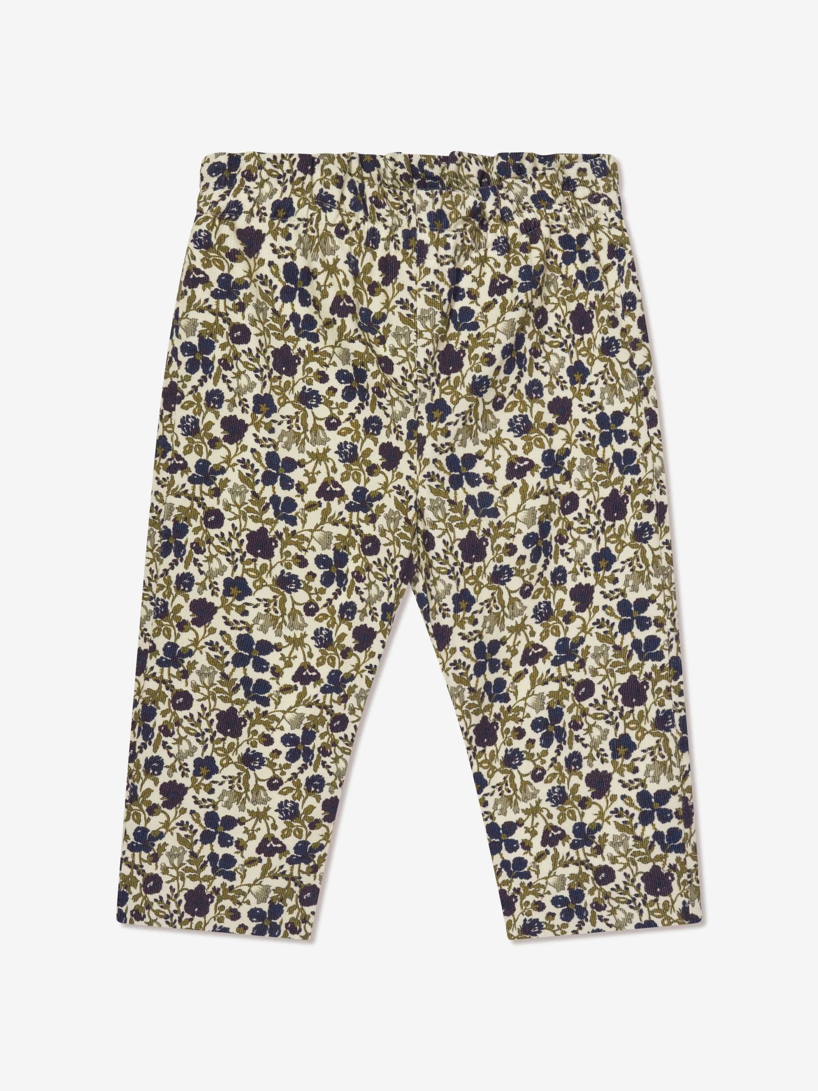 Bonpoint Baby Mädchen Tweety Blumenhose in Beige