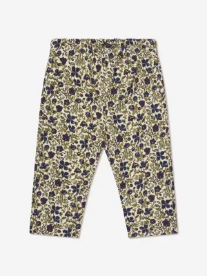 Bonpoint Baby Mädchen Tweety Blumenhose in Beige