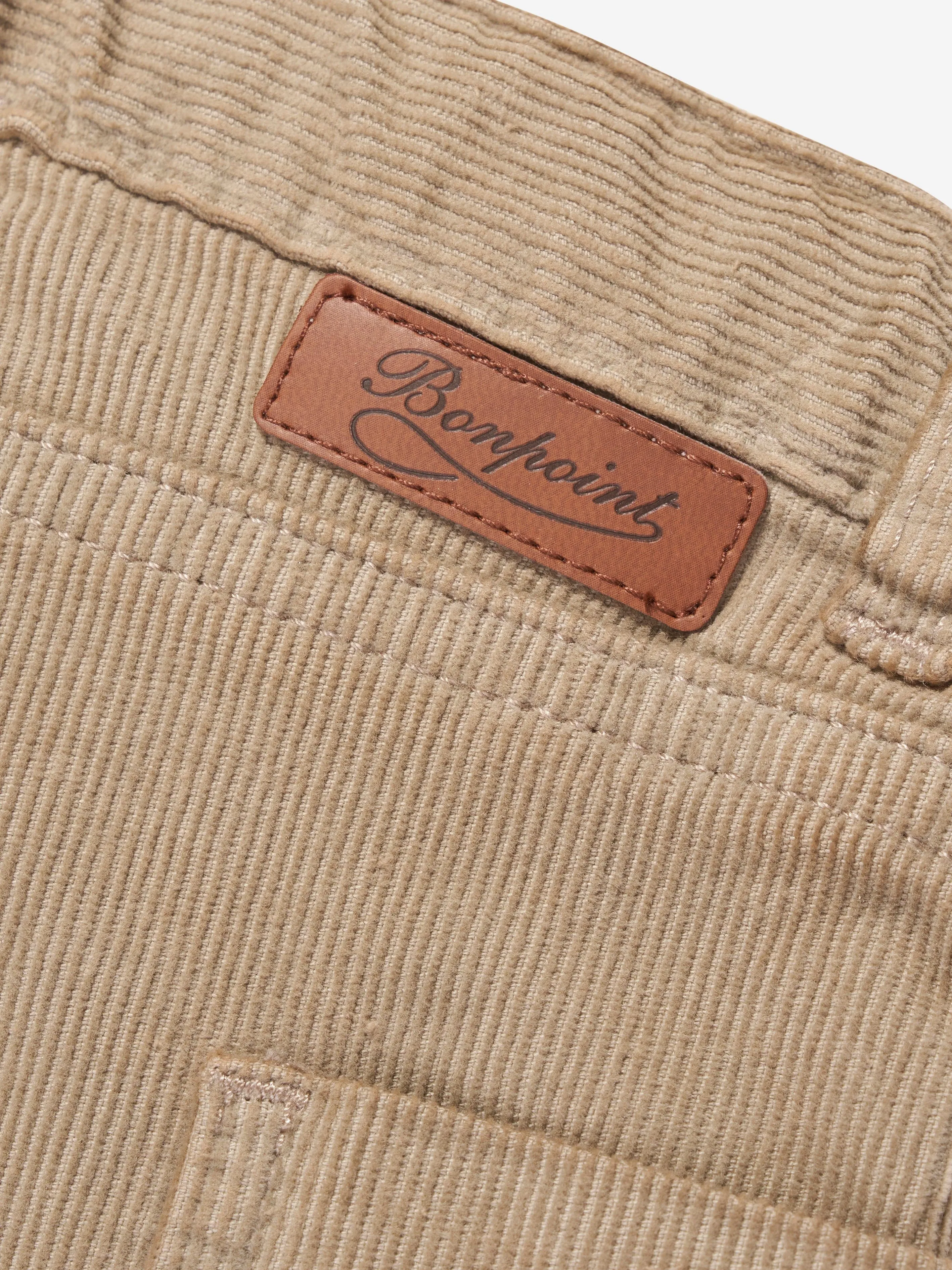 Bonpoint Mädchen Loopings-Hose in Beige