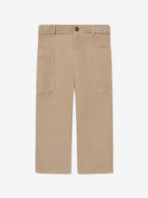 Bonpoint Mädchen Loopings-Hose in Beige