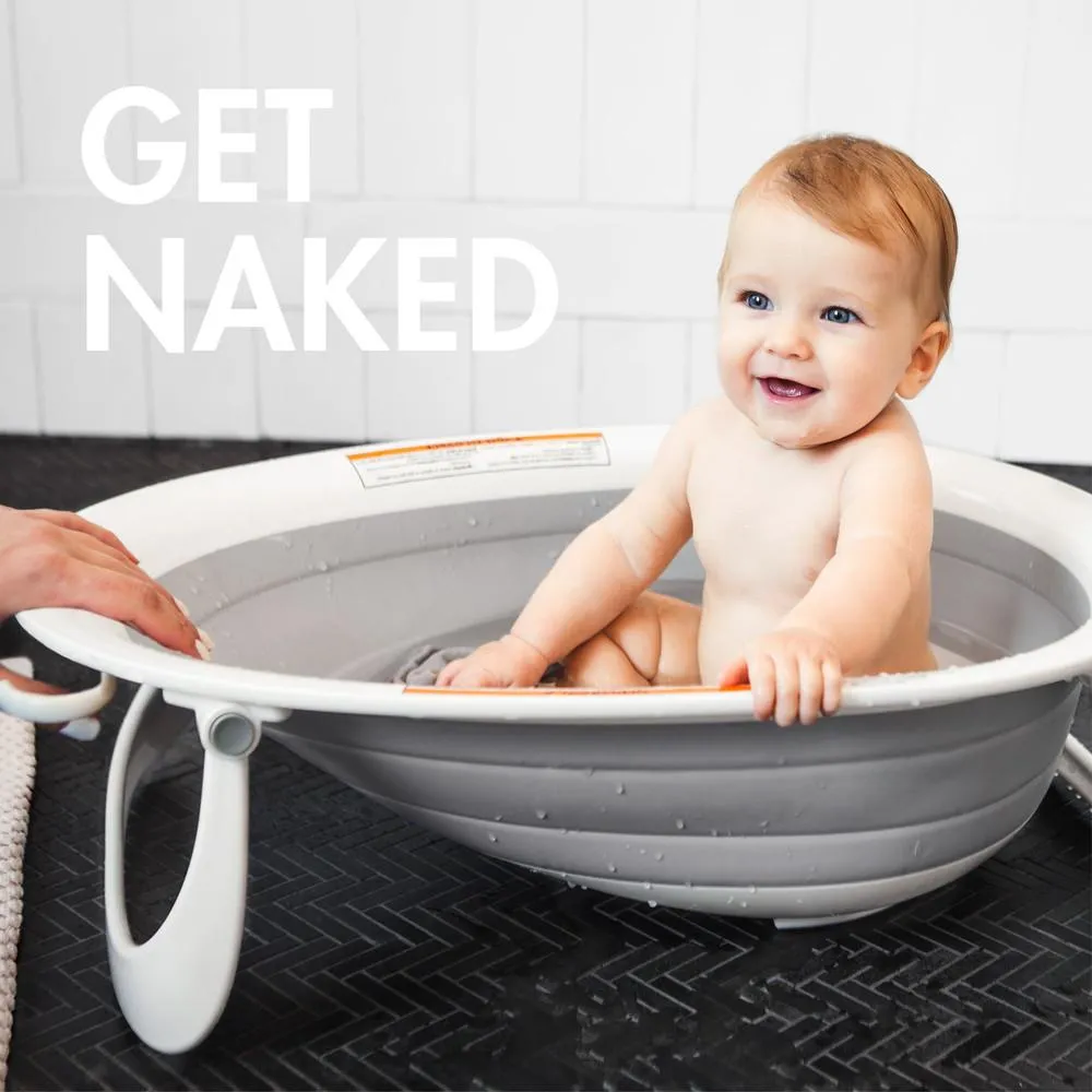 Boon Naked 2-Positionen zusammenklappbare Badewanne