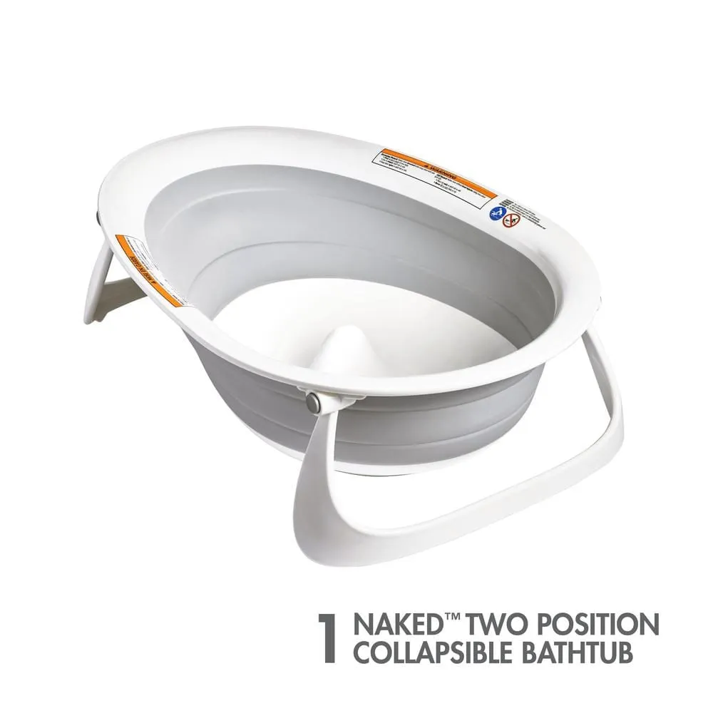 Boon Naked 2-Positionen zusammenklappbare Badewanne