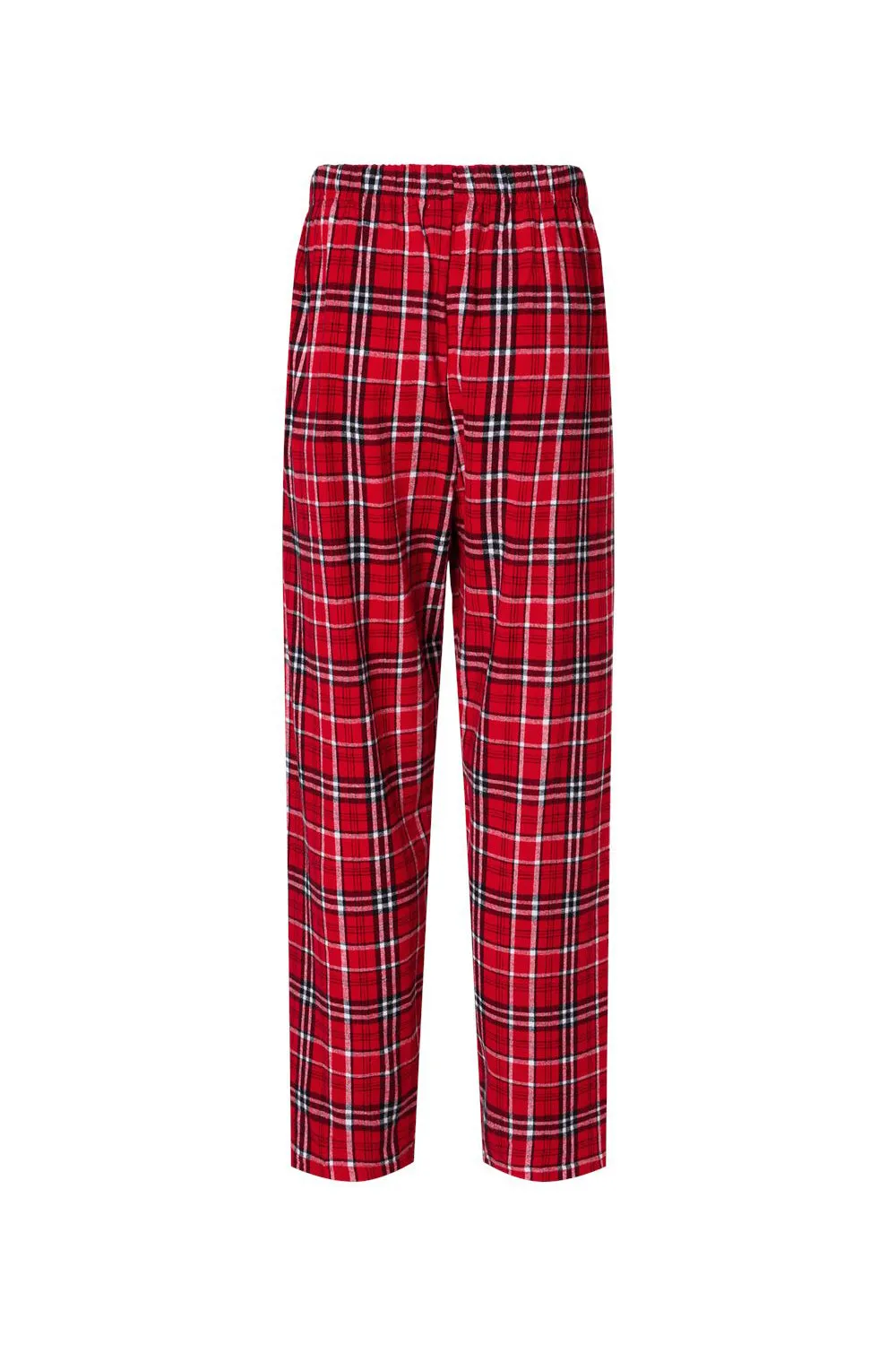 Boxercraft Herren Harley Flanellhose mit Taschen - Rot/Weiß