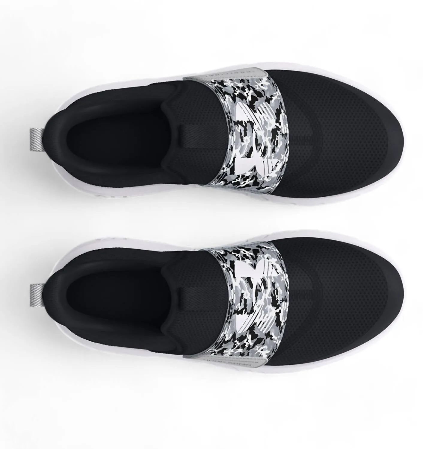 Jungen-Grundschul-Sneaker mit Flash-Print in Schwarz/Mod Grau/Weiß von ecco