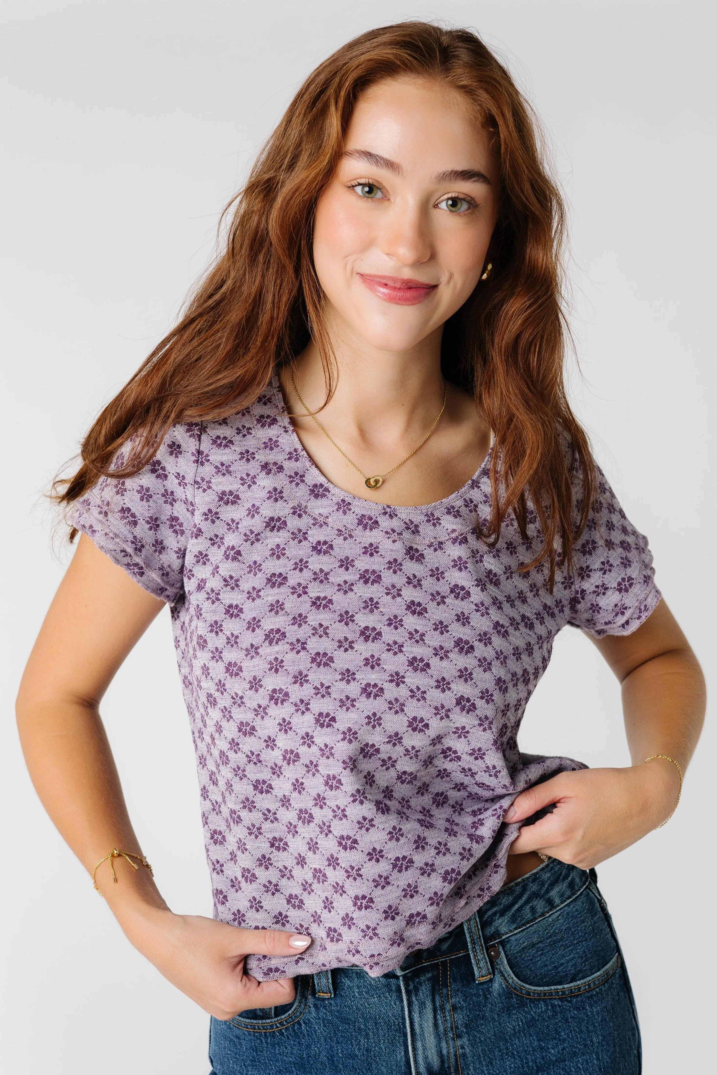 Brass & Roe Must Have Doppelsaum T-Shirt