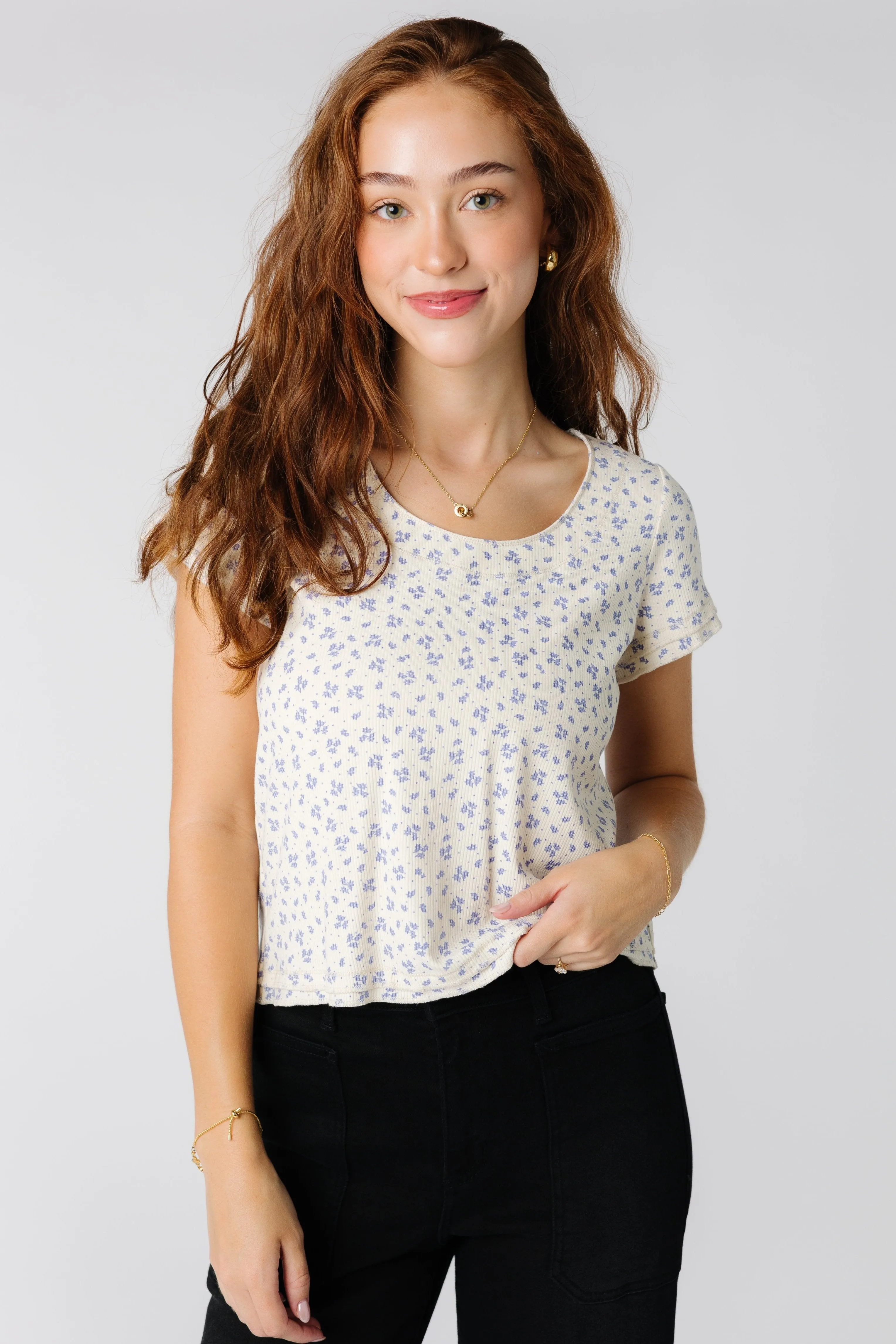 Brass & Roe Must Have Doppelsaum T-Shirt