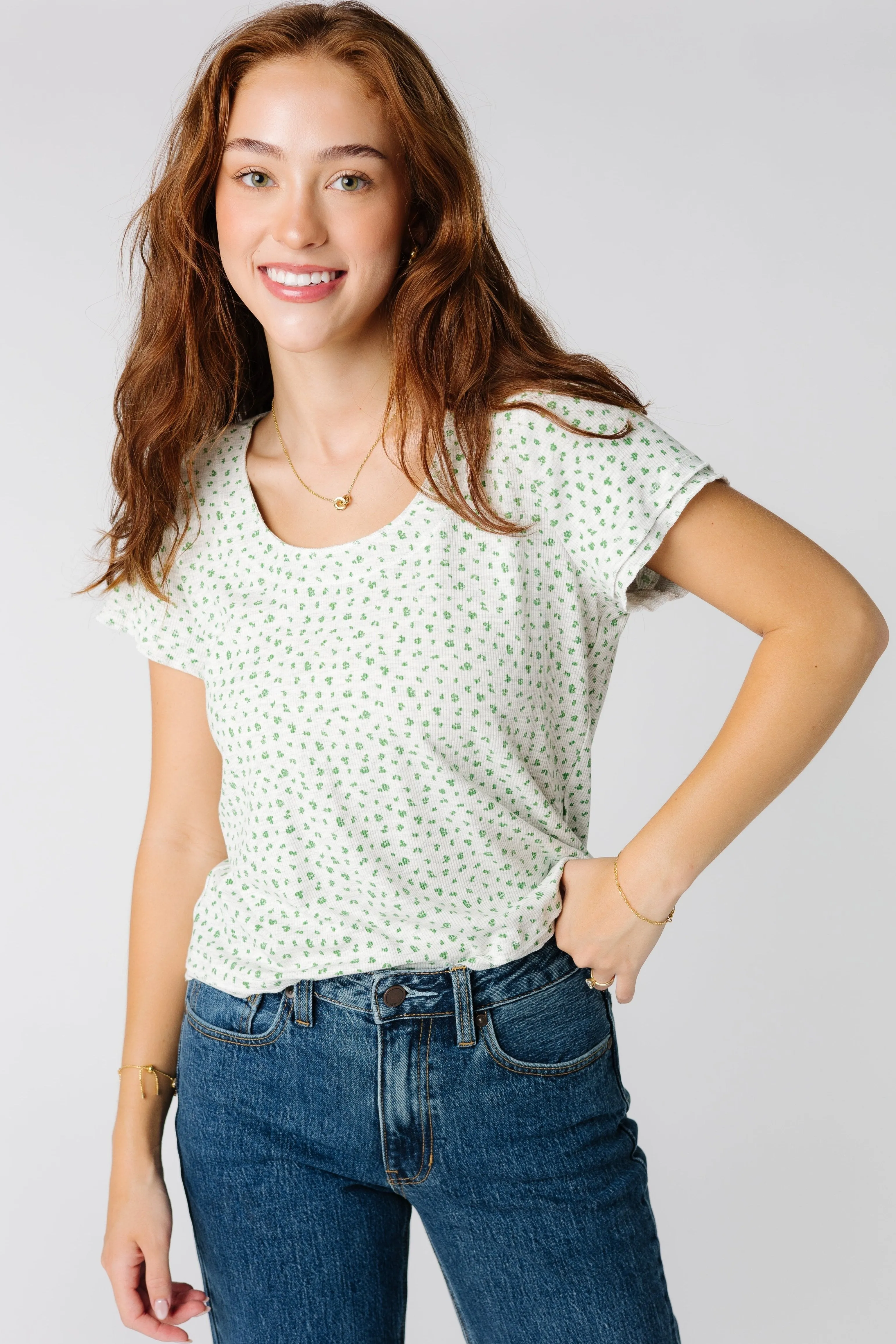 Brass & Roe Must Have Doppelsaum T-Shirt